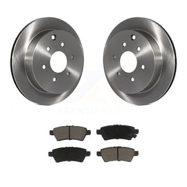 [Rear] 2006-2007 Nissan Xterra Premium OE Brake Rotors & Ceramic Pads Kit For Max Braking