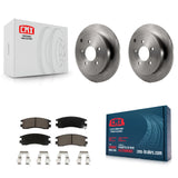 Rear Brake Rotors Ceramic Pad Kit For Buick Rendezvous Chevrolet Venture Pontiac