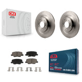 Rear Disc Brake Rotors & Ceramic Pad Kit For Mitsubishi Outlander Sport PHEV RVR