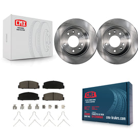 Rear Disc Brake Rotors And Ceramic Pads Kit For Mazda 6 Protege