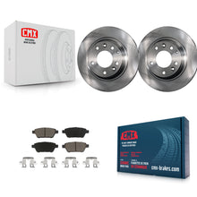 Charger l'image dans la galerie, Rear Brake Rotor And Ceramic Pad Kit For Ford Fusion Mazda 6 Lincoln MKZ Mercury