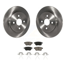 Charger l&#39;image dans la galerie, Rear Disc Brake Rotors And Ceramic Pads Kit For 2012-2018 Toyota Yaris