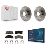 Rear Brake Rotors & Ceramic Pad Kit For Buick LeSabre Park Avenue Pontiac Aurora