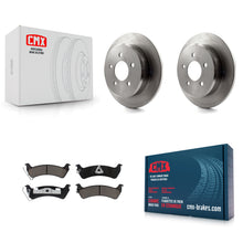 Charger l'image dans la galerie, Rear Disc Brake Rotors And Ceramic Pads Kit For Ford Explorer Sport Trac