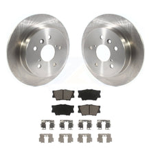 Charger l&#39;image dans la galerie, Rear Disc Brake Rotors And Ceramic Pads Kit For Toyota Camry