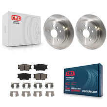 Charger l'image dans la galerie, Rear Disc Brake Rotors And Ceramic Pads Kit For Toyota Camry