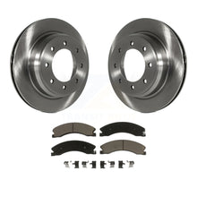 Charger l&#39;image dans la galerie, Rear Disc Brake Rotors Ceramic Pad Kit For 2012-2021 Nissan NV2500 NV3500 NV1500