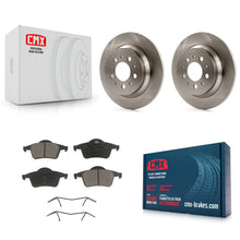 Load image into Gallery viewer, Rear Disc Brake Rotors And Ceramic Pads Kit For Volvo S60 V70 XC70 S80