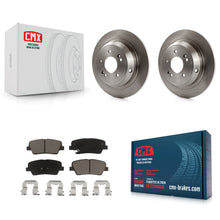 Load image into Gallery viewer, Rear Disc Brake Rotors And Ceramic Pads Kit For Hyundai Genesis