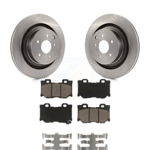 Load image into Gallery viewer, Rear Disc Brake Rotors And Ceramic Pads Kit For INFINITI G37 Nissan 370Z Q60 Z