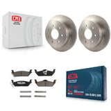 Rear Disc Brake Rotors And Ceramic Pads Kit For Ford F-150 Lincoln Mark LT