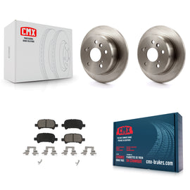 Rear Disc Brake Rotors And Ceramic Pads Kit For Toyota Camry Avalon Solara