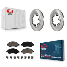Load image into Gallery viewer, Rear Brake Rotor Ceramic Pad Kit For 15-19 Ford Transit-350 HD With 6 Lug Wheels