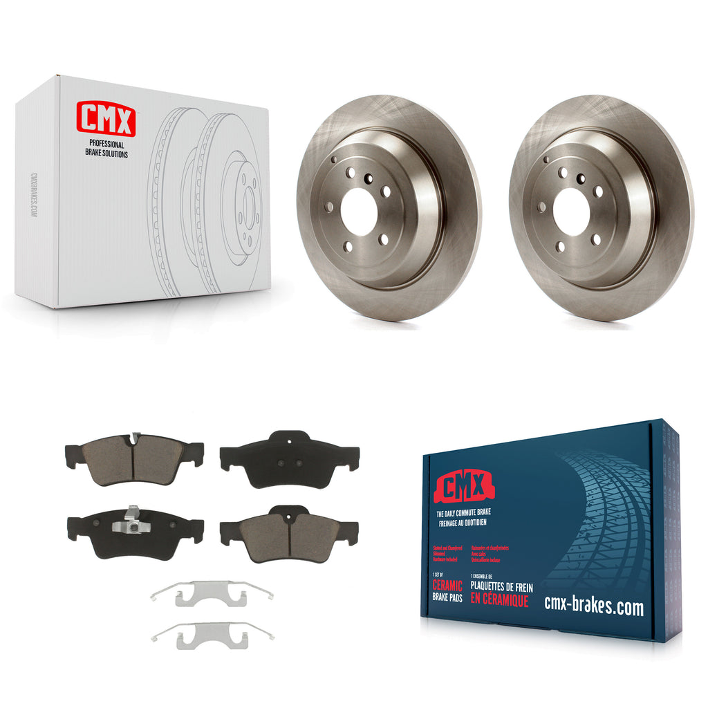 Rear Brake Rotor & Ceramic Pad Kit For Mercedes-Benz ML350 R350 ML500 ML320 R500