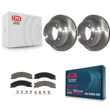 Charger l'image dans la galerie, Rear Disc Brake Rotor Ceramic Pad Kit For Chevrolet Express 3500 GMC Savana 4500