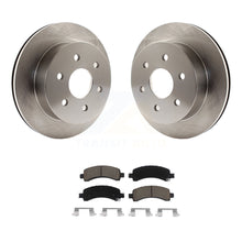 Charger l&#39;image dans la galerie, Rear Disc Brake Rotors And Ceramic Pad Kit For Chevrolet Express 2500 GMC Savana