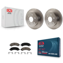Charger l'image dans la galerie, Rear Disc Brake Rotors And Ceramic Pad Kit For Chevrolet Express 2500 GMC Savana