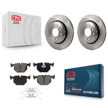 Charger l'image dans la galerie, Rear Disc Brake Rotors And Ceramic Pads Kit For BMW 330Ci 330i 330xi
