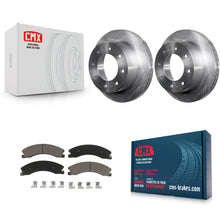 Load image into Gallery viewer, Rear Brake Rotor Ceramic Pad Kit For Chevrolet Silverado 2500 HD GMC Sierra 3500