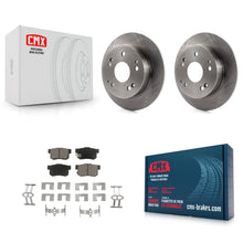 Charger l'image dans la galerie, Rear Disc Brake Rotor &amp; Ceramic Pad Kit For Honda Accord Civic Acura RSX Integra