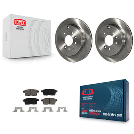 Rear Disc Brake Rotors And Ceramic Pads Kit For Ford Edge Mazda CX-7 Lincoln MKX