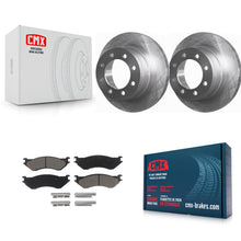 Charger l'image dans la galerie, Rear Disc Brake Rotors And Ceramic Pads Kit For Dodge Ram 2500 1500 3500