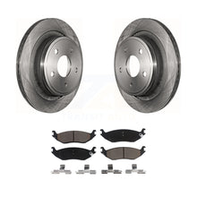 Charger l&#39;image dans la galerie, Rear Disc Brake Rotors And Ceramic Pads Kit For Dodge Ram 1500