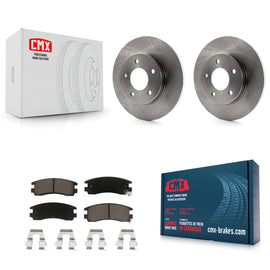 Rear Brake Rotor Ceramic Pad Kit For Cadillac DeVille Buick Park Avenue Eldorado