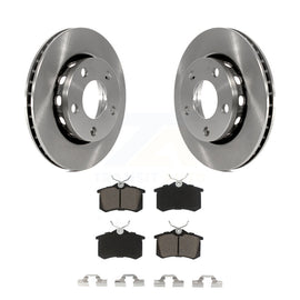 [Rear] 2000-2001 Audi S4 Premium OE Brake Rotors & Ceramic Pads Kit For Max Braking