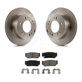 [Rear] 2007-2009 Kia Sorento Premium OE Brake Rotors & Ceramic Pads Kit For Max Braking