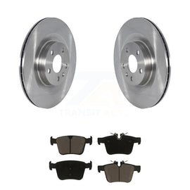 Rear Brake Rotors Ceramic Pad Kit For 16-19 Volvo XC90 With 320mm Diameter Rotor