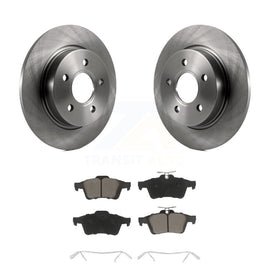 Rear Disc Brake Rotors And Ceramic Pads Kit For Ford Focus
