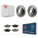 Rear Disc Brake Rotors And Ceramic Pads Kit For Ford Focus