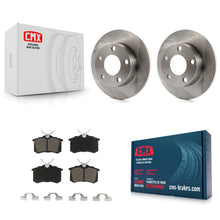 Charger l'image dans la galerie, Rear Disc Brake Rotors And Ceramic Pad Kit For Volkswagen Passat Audi A4 Quattro
