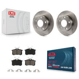 Rear Disc Brake Rotors And Ceramic Pad Kit For Volkswagen Passat Audi A4 Quattro