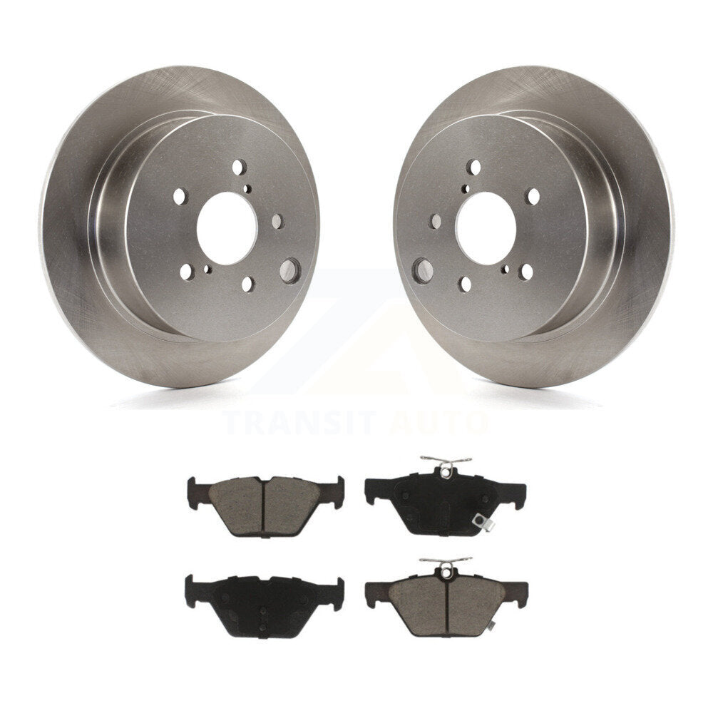 Rear Disc Brake Rotors And Ceramic Pads Kit For Subaru Crosstrek