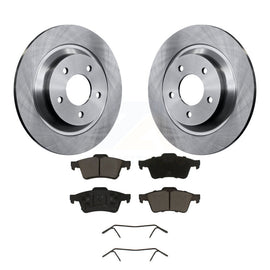 [Rear] 2006 Mazda 5 To 02 06 Premium OE Brake Rotors & Ceramic Pads Kit For Max Braking