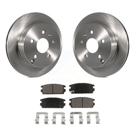 [Rear] 2010-2017 Chevrolet Equinox GMC Terrain Premium OE Brake Rotors & Ceramic Pads Kit For Max Braking