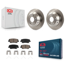 Charger l'image dans la galerie, Rear Disc Brake Rotors Ceramic Pad Kit For Kia Sorento Hyundai Santa Fe Sport XL