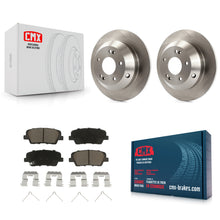 Charger l'image dans la galerie, Rear Brake Rotor Ceramic Pad Kit For 14-15 Kia Sorento With Red Painted Calipers