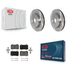 Charger l'image dans la galerie, [Rear] 2016 Tesla S From 04 Premium OE Brake Rotors &amp; Ceramic Pads Kit For Max Braking