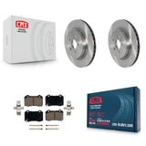 Rear Disc Brake Rotors And Ceramic Pads Kit For Tesla X S