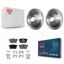 Load image into Gallery viewer, Rear Disc Brake Rotors And Ceramic Pads Kit For Honda CR-V Acura RDX