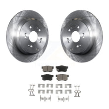 Charger l&#39;image dans la galerie, Rear Disc Brake Rotors And Ceramic Pads Kit For Acura RDX