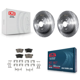 Rear Disc Brake Rotors And Ceramic Pads Kit For Acura RDX