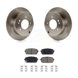 [Rear] 2007-2012 Kia Rondo Premium OE Brake Rotors & Ceramic Pads Kit For Max Braking
