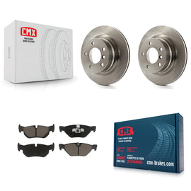 [Rear] 2008-2013 BMW 128i Premium OE Brake Rotors & Ceramic Pads Kit For Max Braking