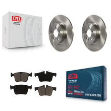 Charger l'image dans la galerie, Rear Brake Rotors &amp; Ceramic Pad Kit For Land Rover Discovery Sport Jaguar E-Pace