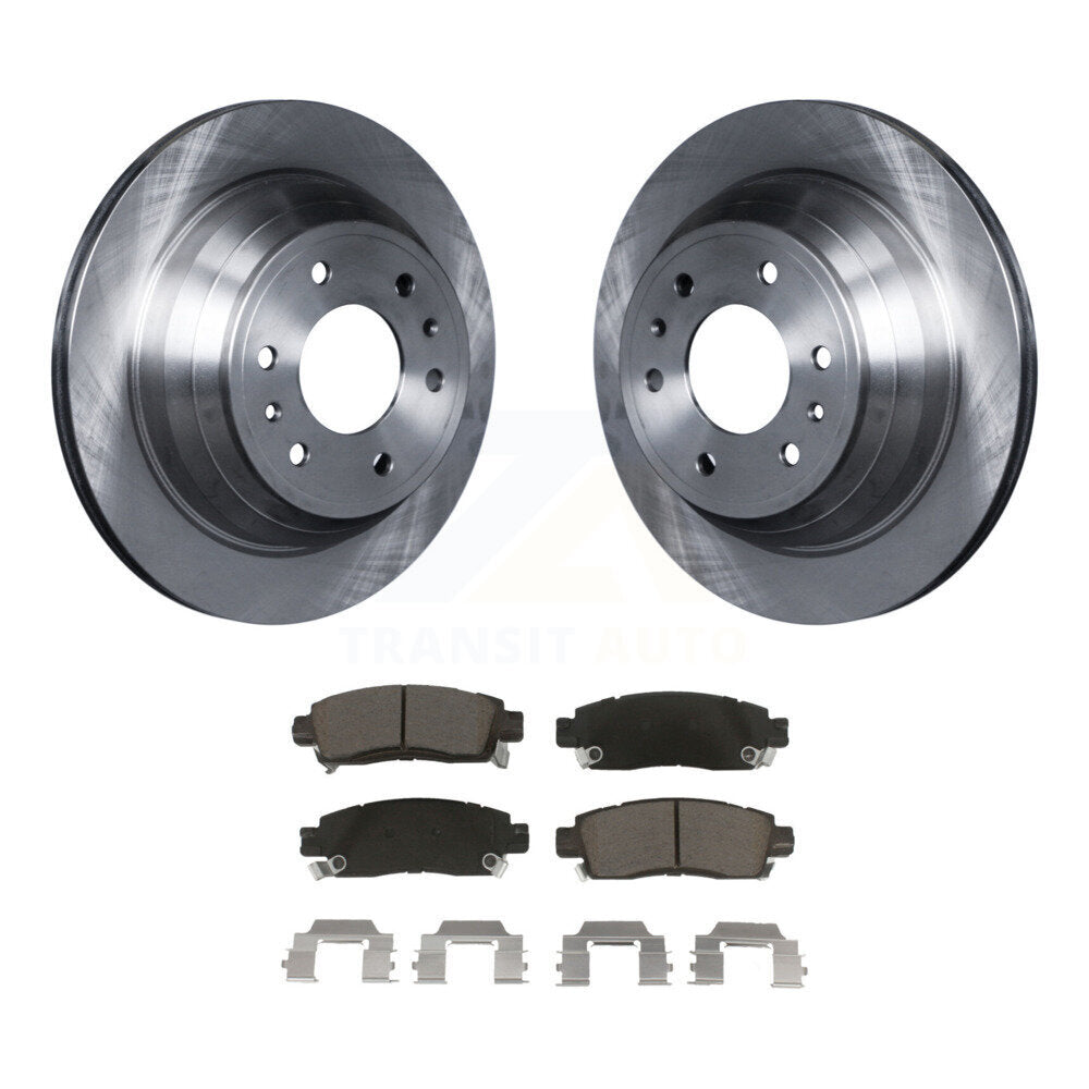 Rear Brake Rotors Ceramic Pad Kit For Chevrolet Trailblazer GMC Envoy EXT XL XUV