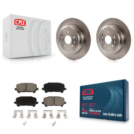 [Rear] 2014-2016 Acura MDX Premium OE Brake Rotors & Ceramic Pads Kit For Max Braking